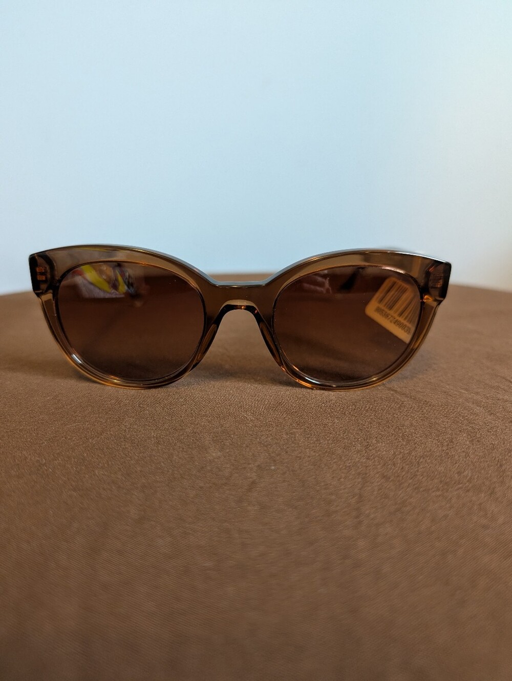 Burberry B 4210 Sunglasses Brown Transparent Check Arm 52-22-140